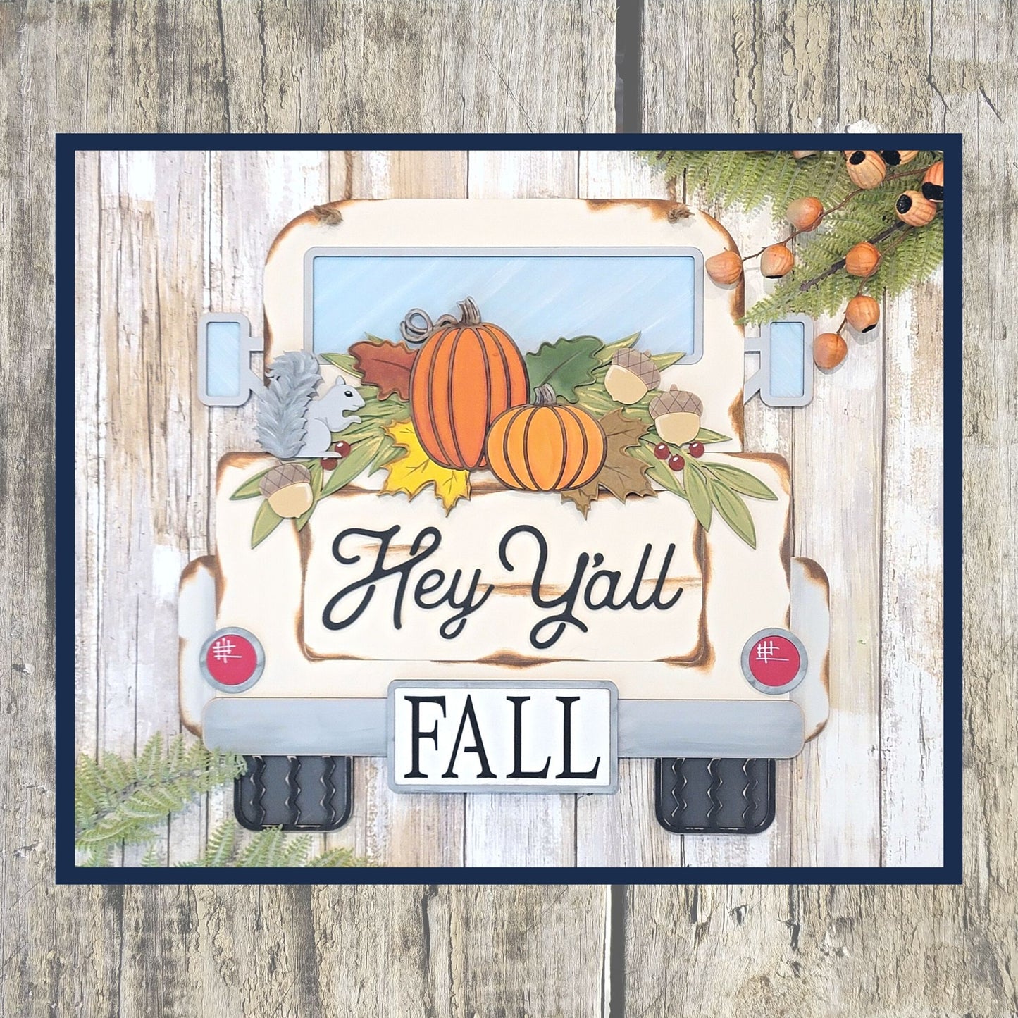 Fall Truck Hanging Sign DIY Kit