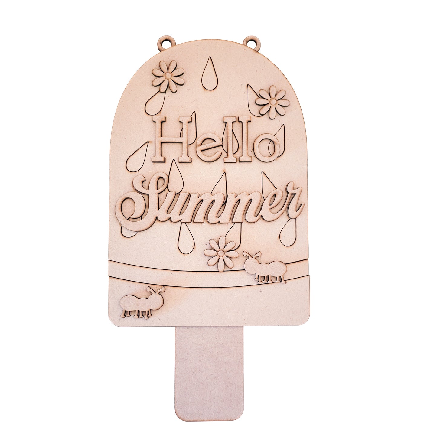 Watermelon Popsicle Summer Hanging Sign DIY Kit