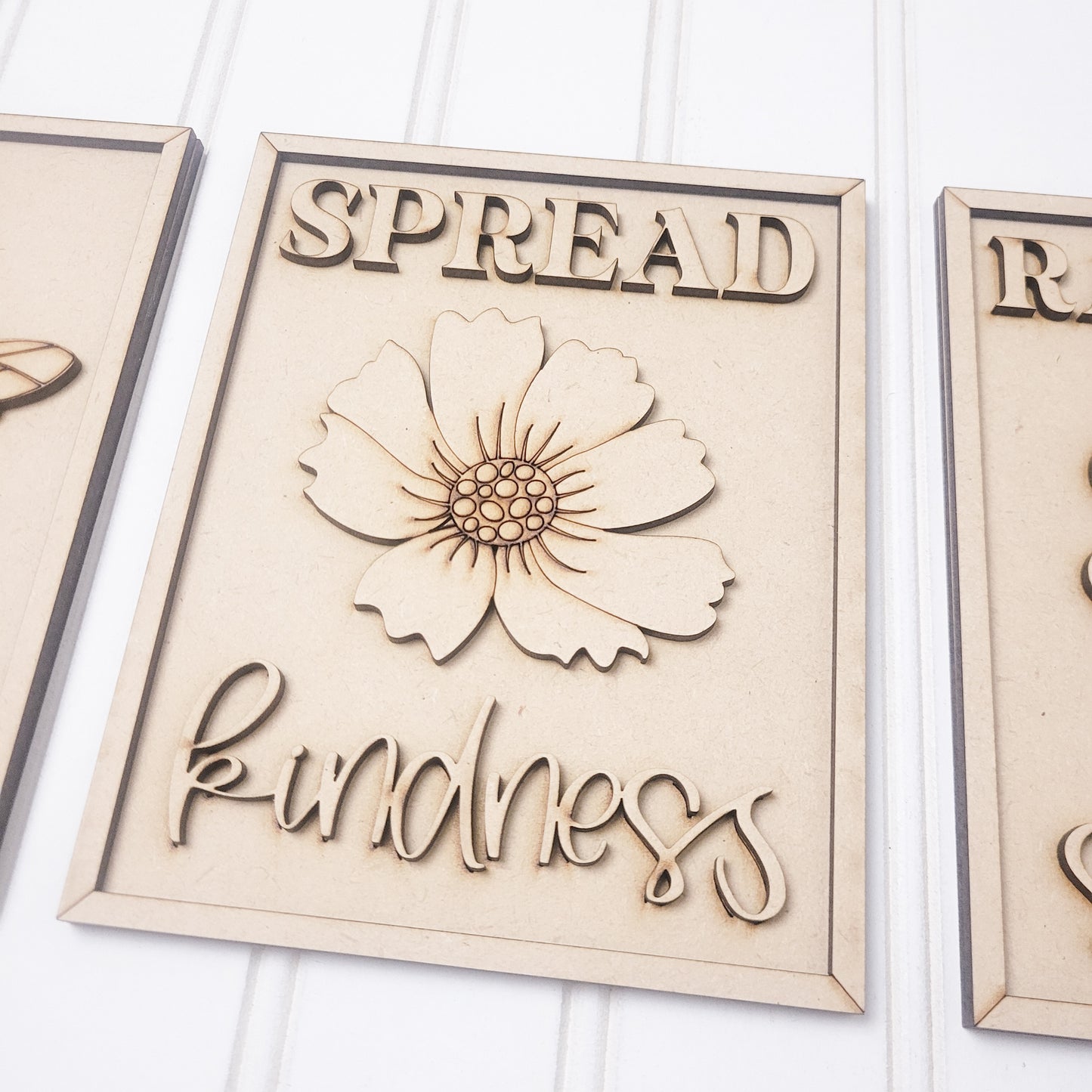 Mini Sign Trio Bees & Blooms Collection