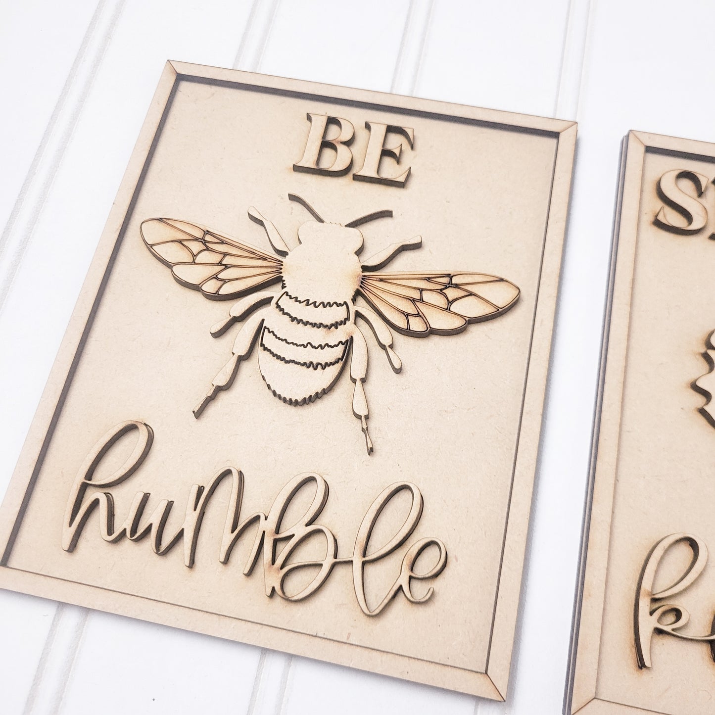 Mini Sign Trio Bees & Blooms Collection