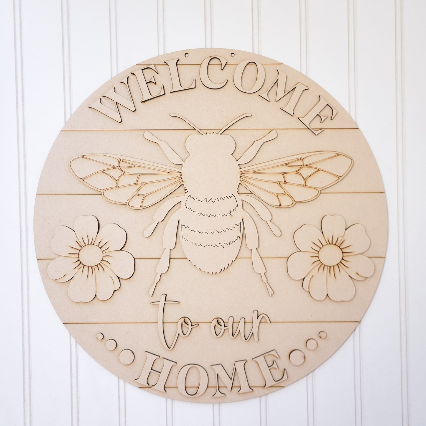 Door Hanger Bees & Blooms Collection