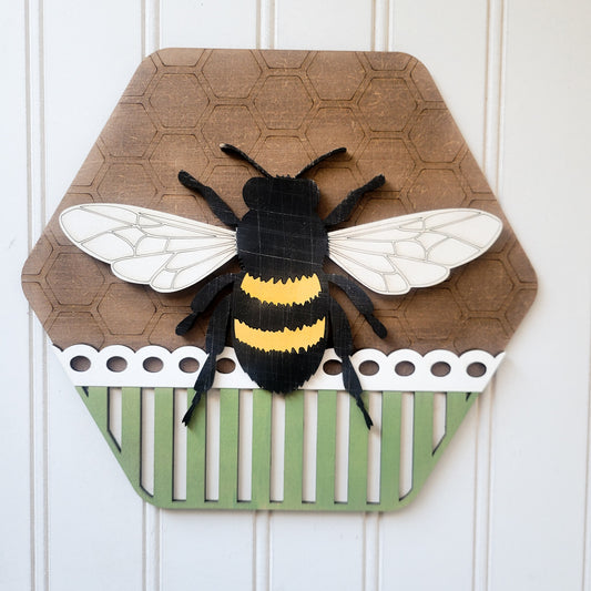 Honeycomb Sign Bees & Blooms Collection