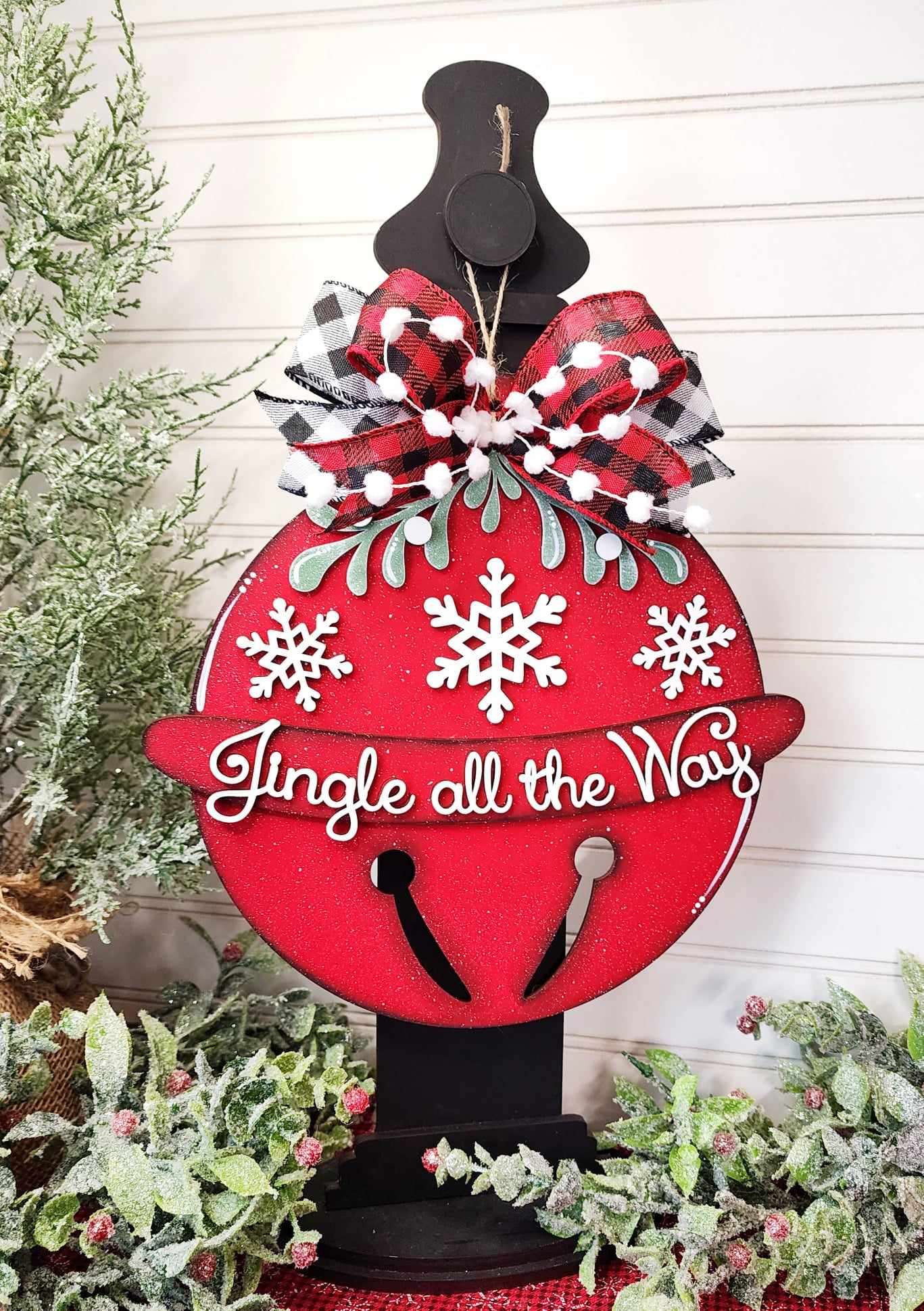 Jingle Bell Hanging Wall Sign DIY Kit