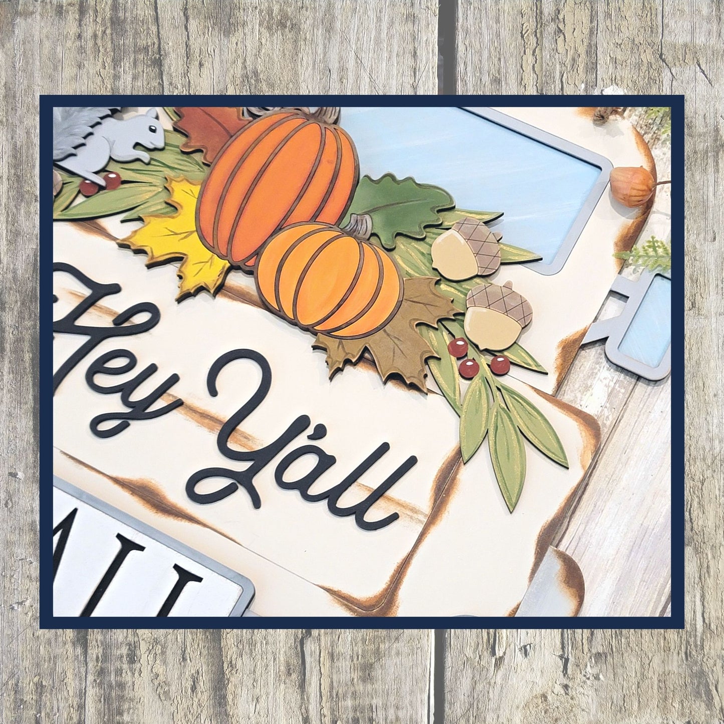 Fall Truck Hanging Sign DIY Kit