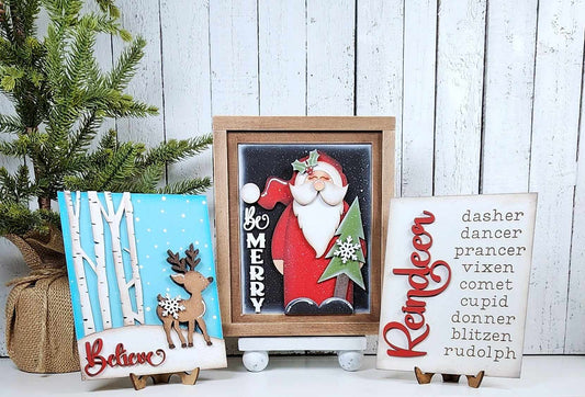 Sign Trio with Interchangeable Frame Oh Deer Christmas November 2024