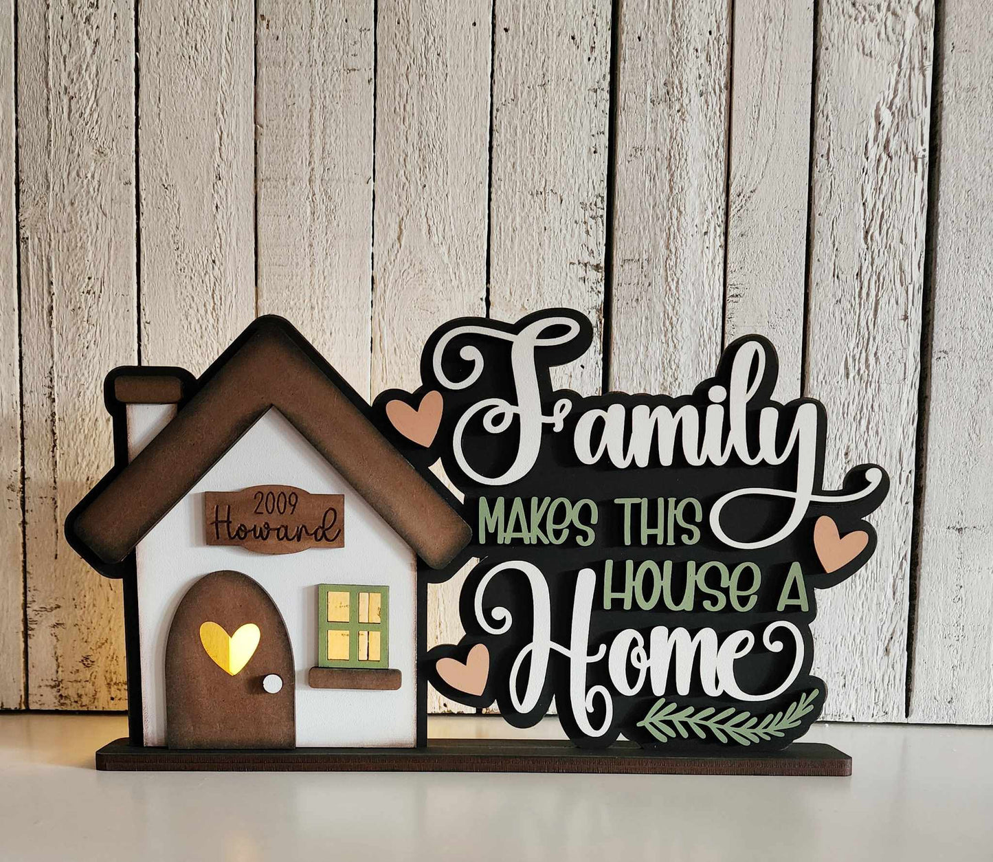 Word Art Family Home February 2025