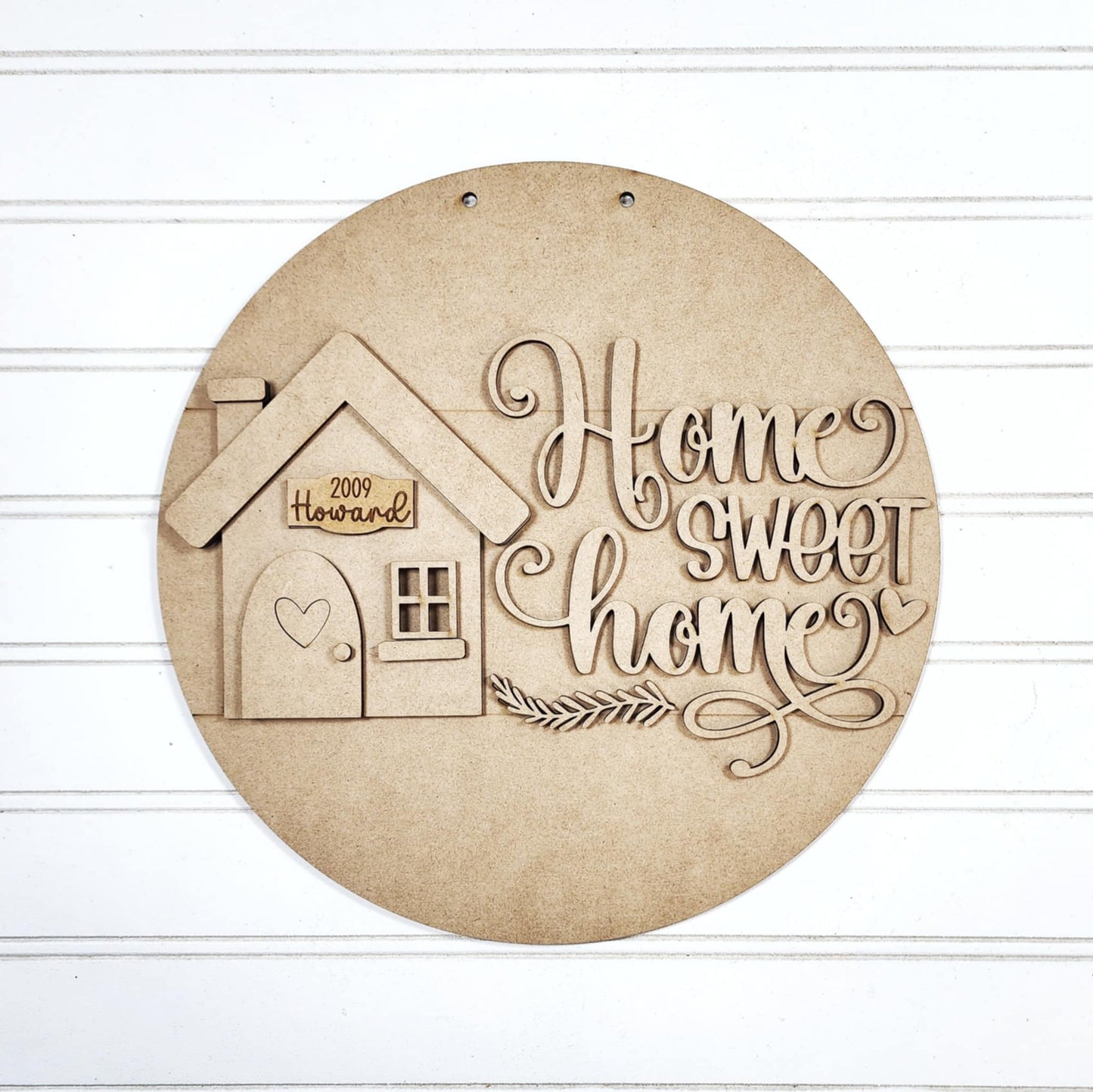 Family Home Door HangerFebruary 2025