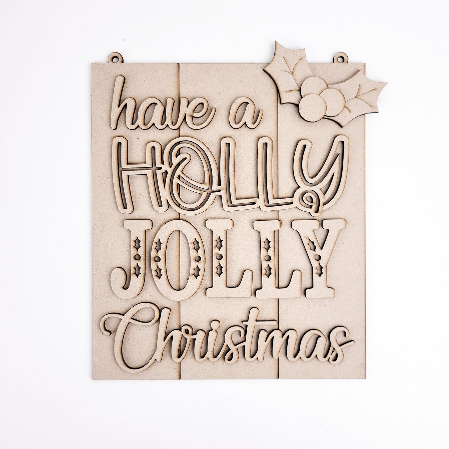 Have a Holly Jolly Christmas Wall Sign DIY Kit