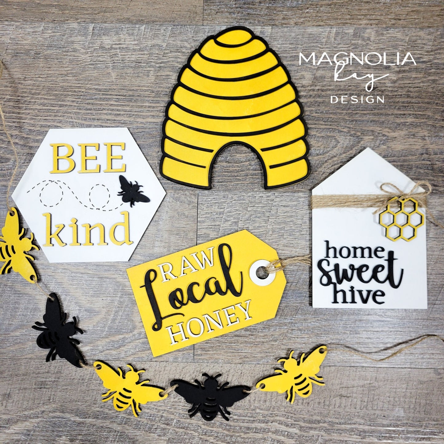 Bee Kind Local Raw Honey DIY Paint Kit