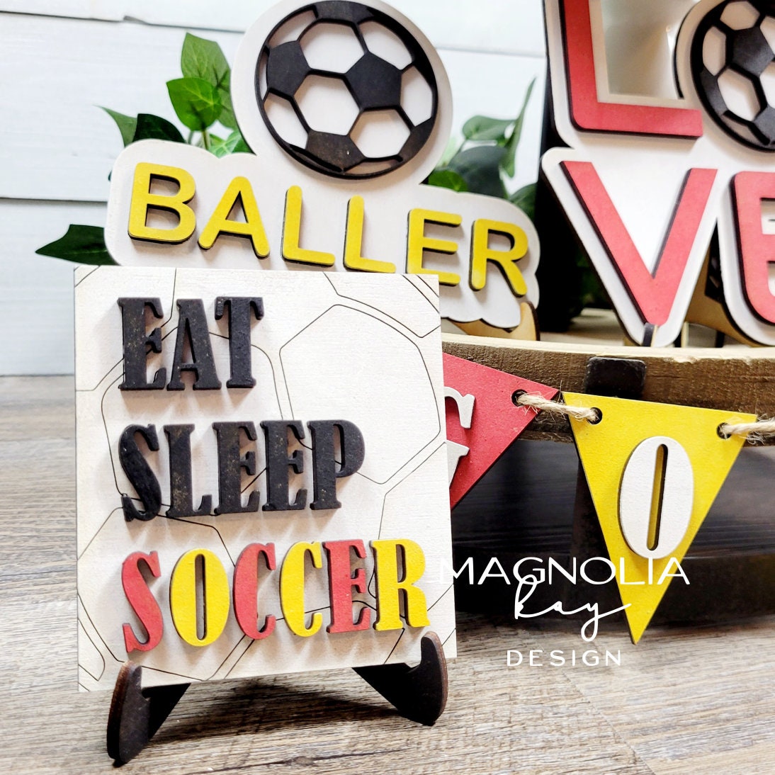 Soccer Tiered Tray DIY Tiered Tray Kit