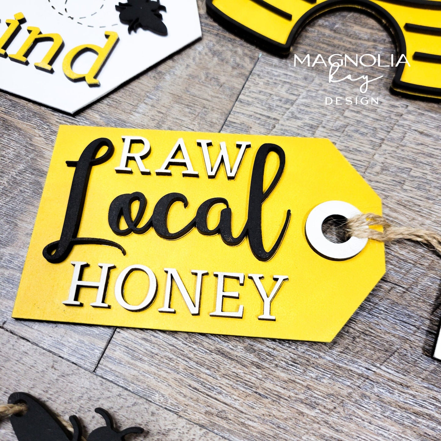 Bee Kind Local Raw Honey DIY Paint Kit