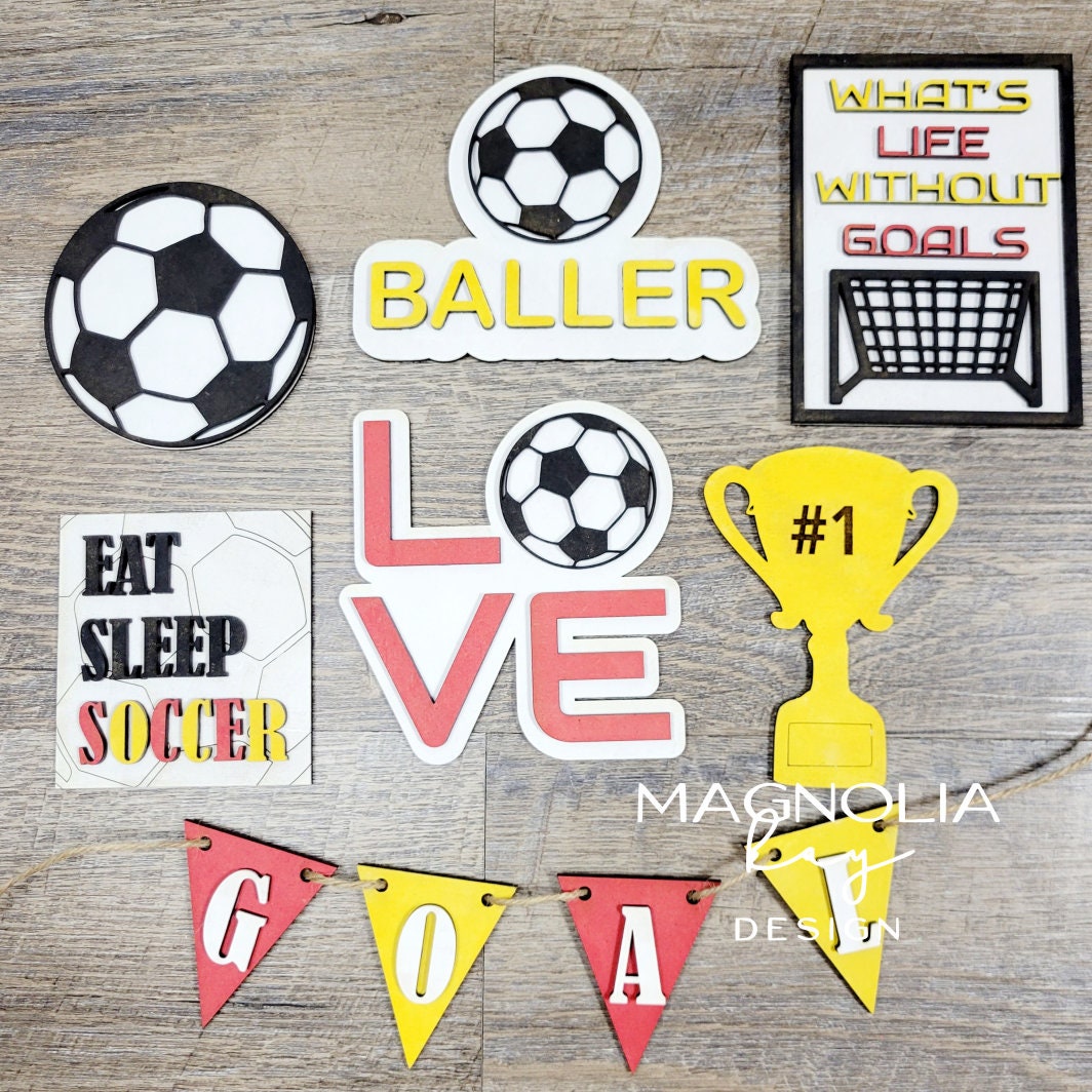 Soccer Tiered Tray DIY Tiered Tray Kit